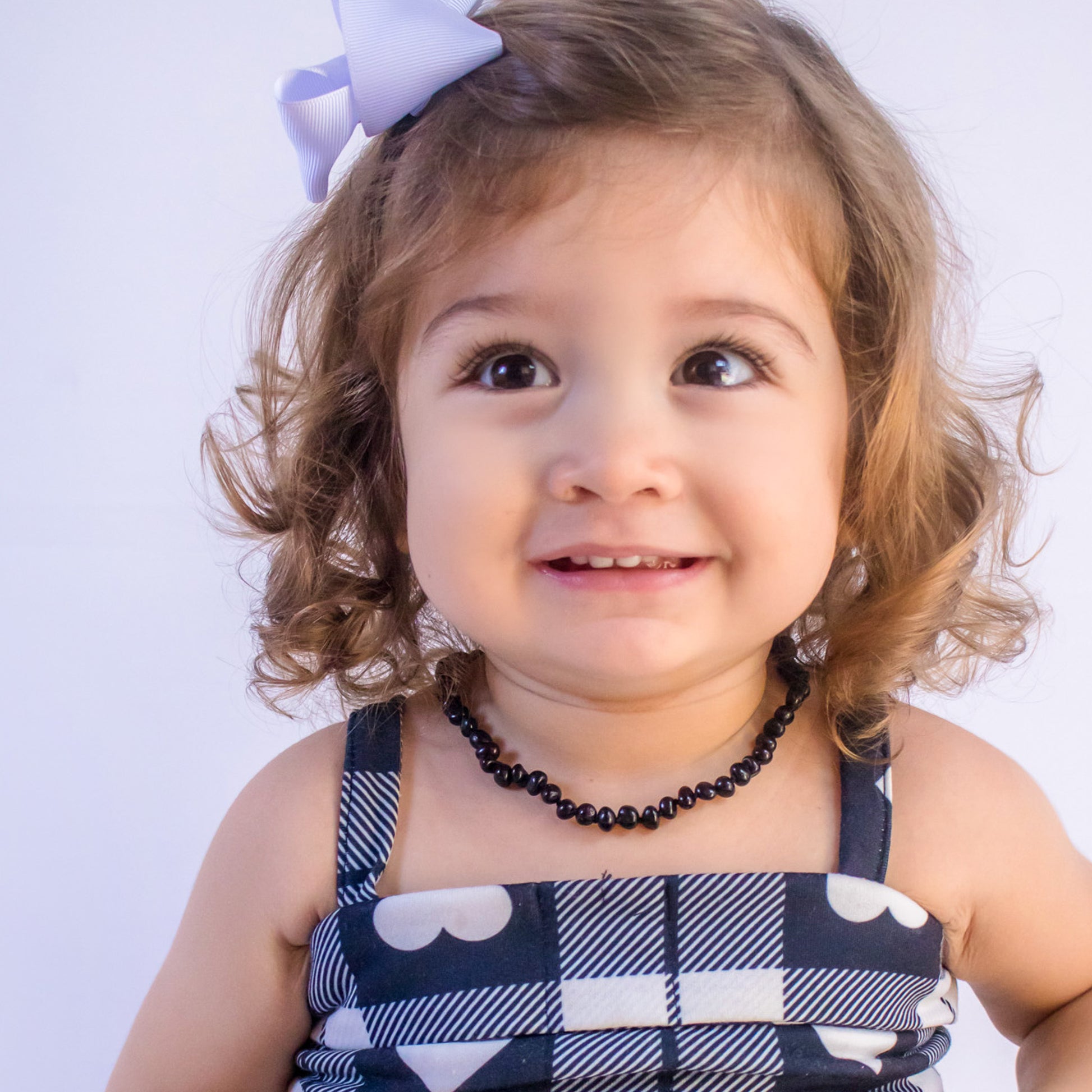 Colar de Âmbar Báltico Bebê Cereja 32-33 cm