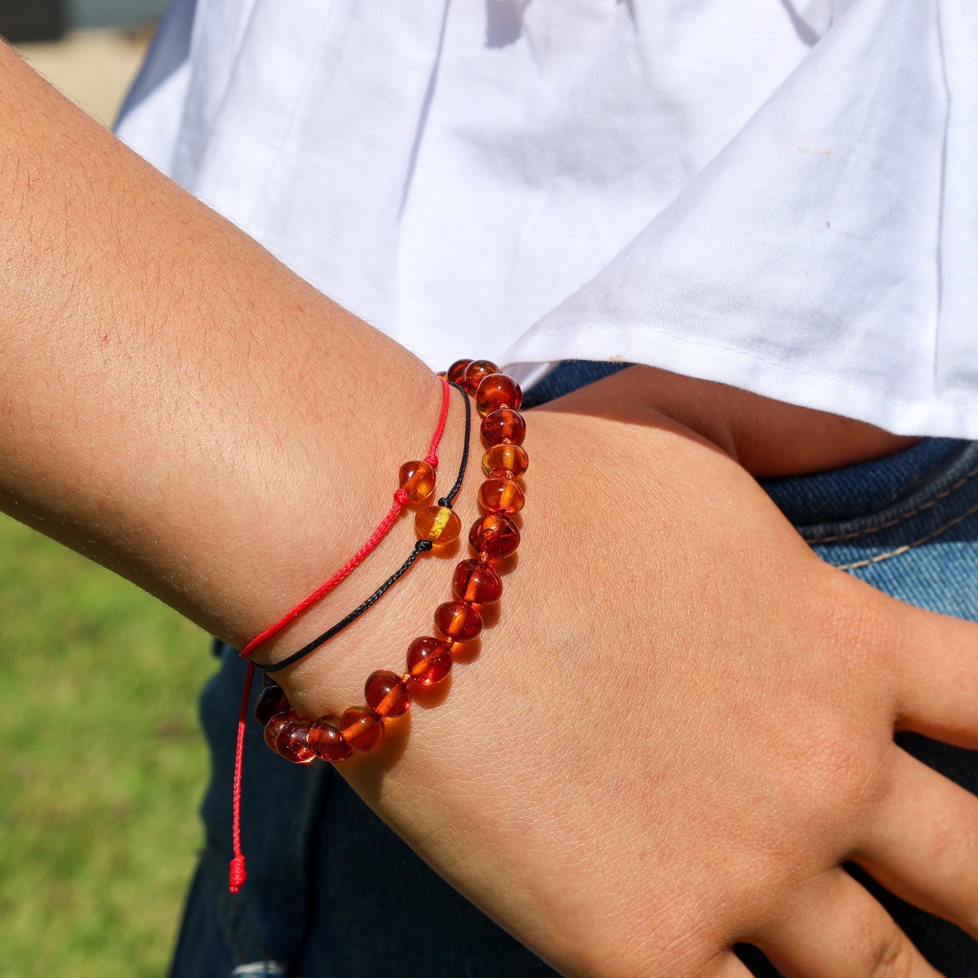 Pulseira de Âmbar Báltico SORTE