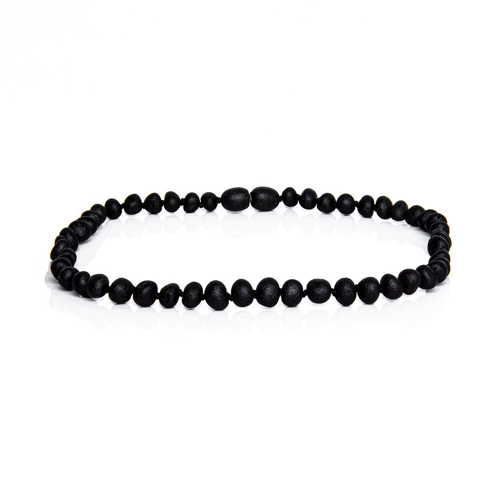 Colar de Âmbar Báltico Cereja Não Polido 32-33 cm